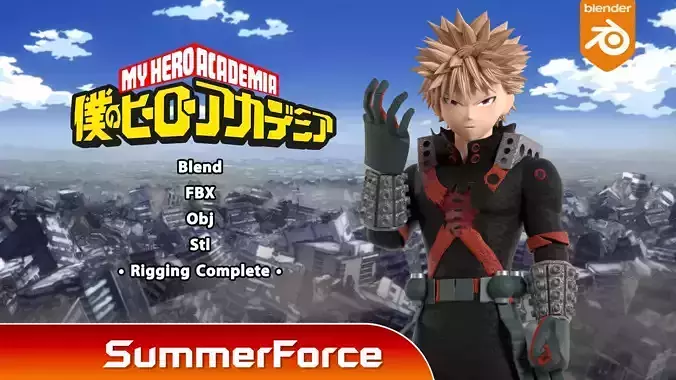 Katsuki Bakugo Final Battle - My Hero Academia