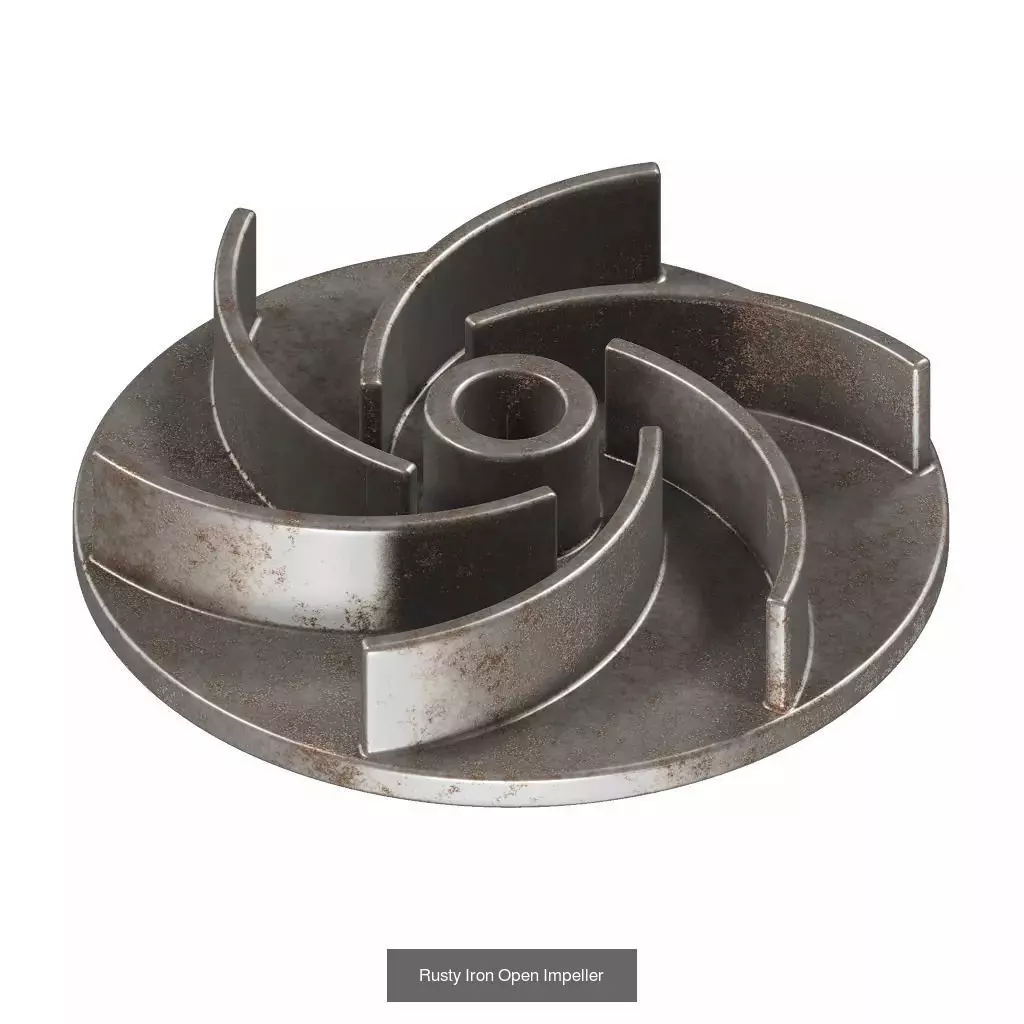 PREMIUM RUSTY INDUSTRIAL COMPONENTS PACK 3D Model Collection_7