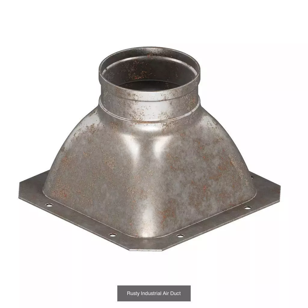 PREMIUM RUSTY INDUSTRIAL COMPONENTS PACK 3D Model Collection_18