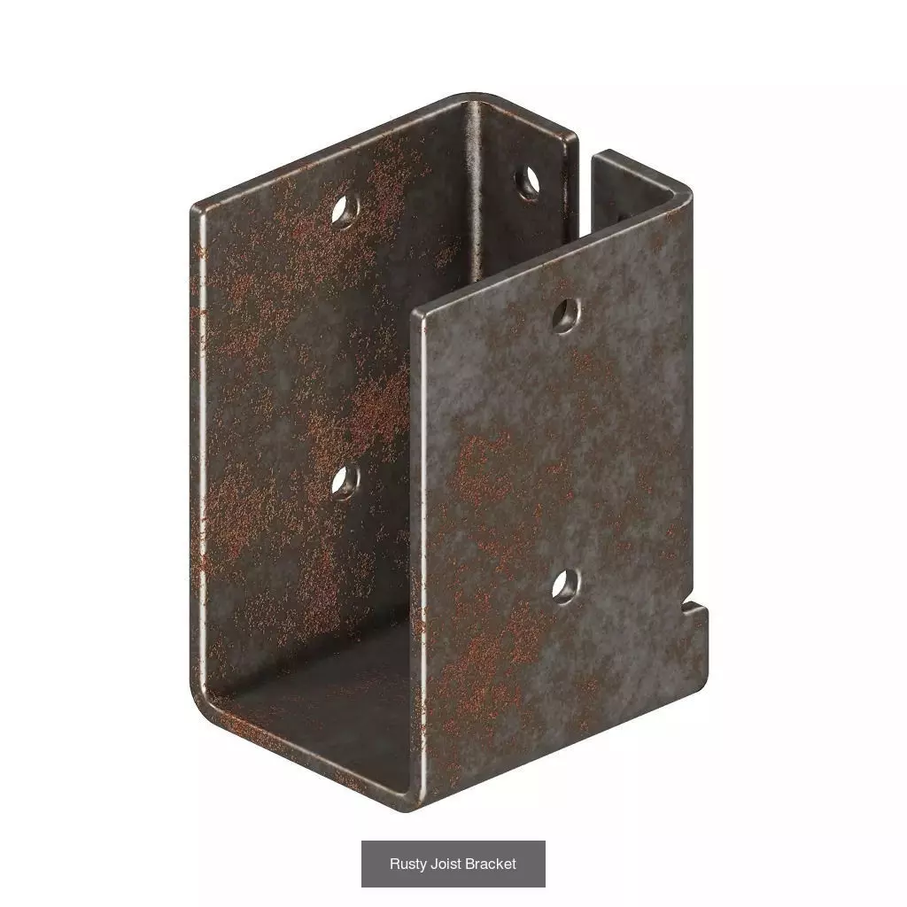 PREMIUM RUSTY INDUSTRIAL COMPONENTS PACK 3D Model Collection_12