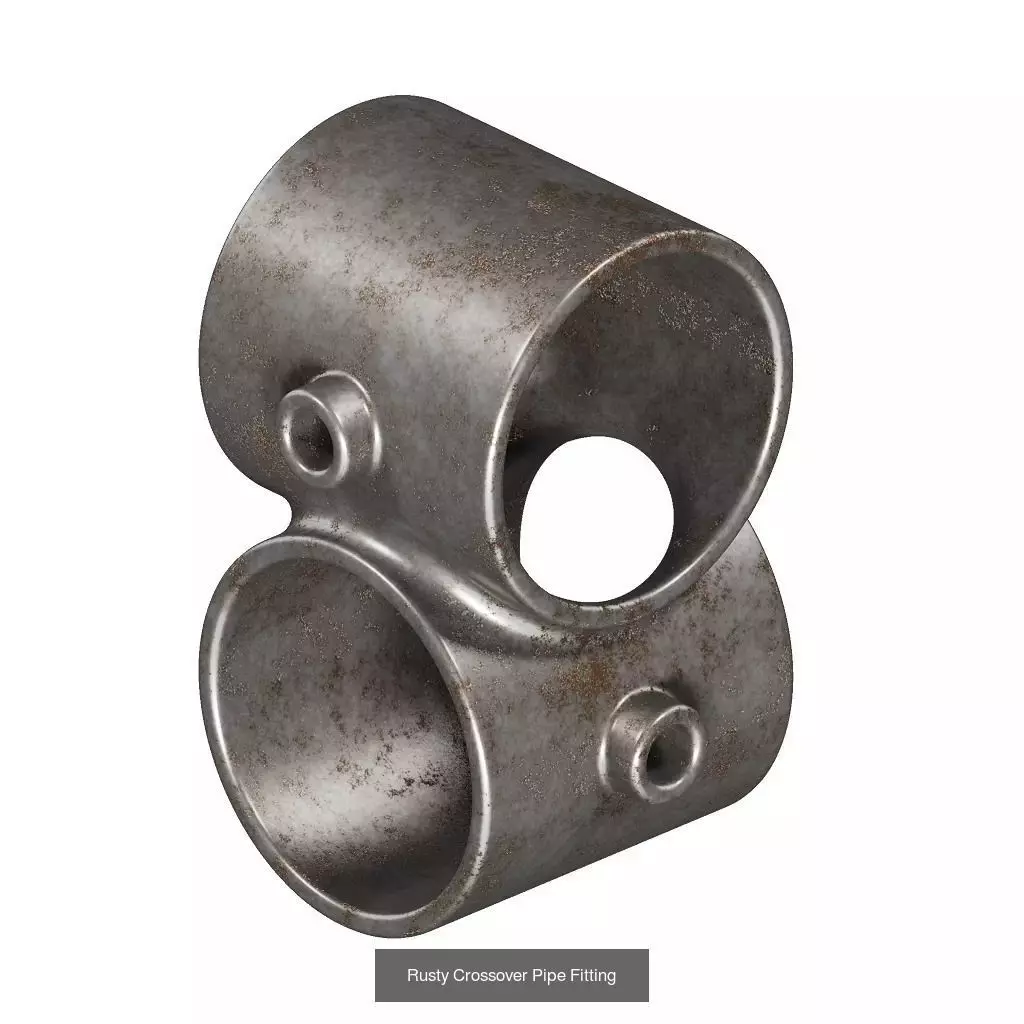 PREMIUM RUSTY INDUSTRIAL COMPONENTS PACK 3D Model Collection_9