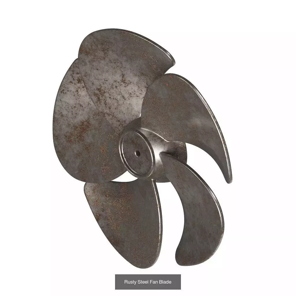 PREMIUM RUSTY INDUSTRIAL COMPONENTS PACK 3D Model Collection_8