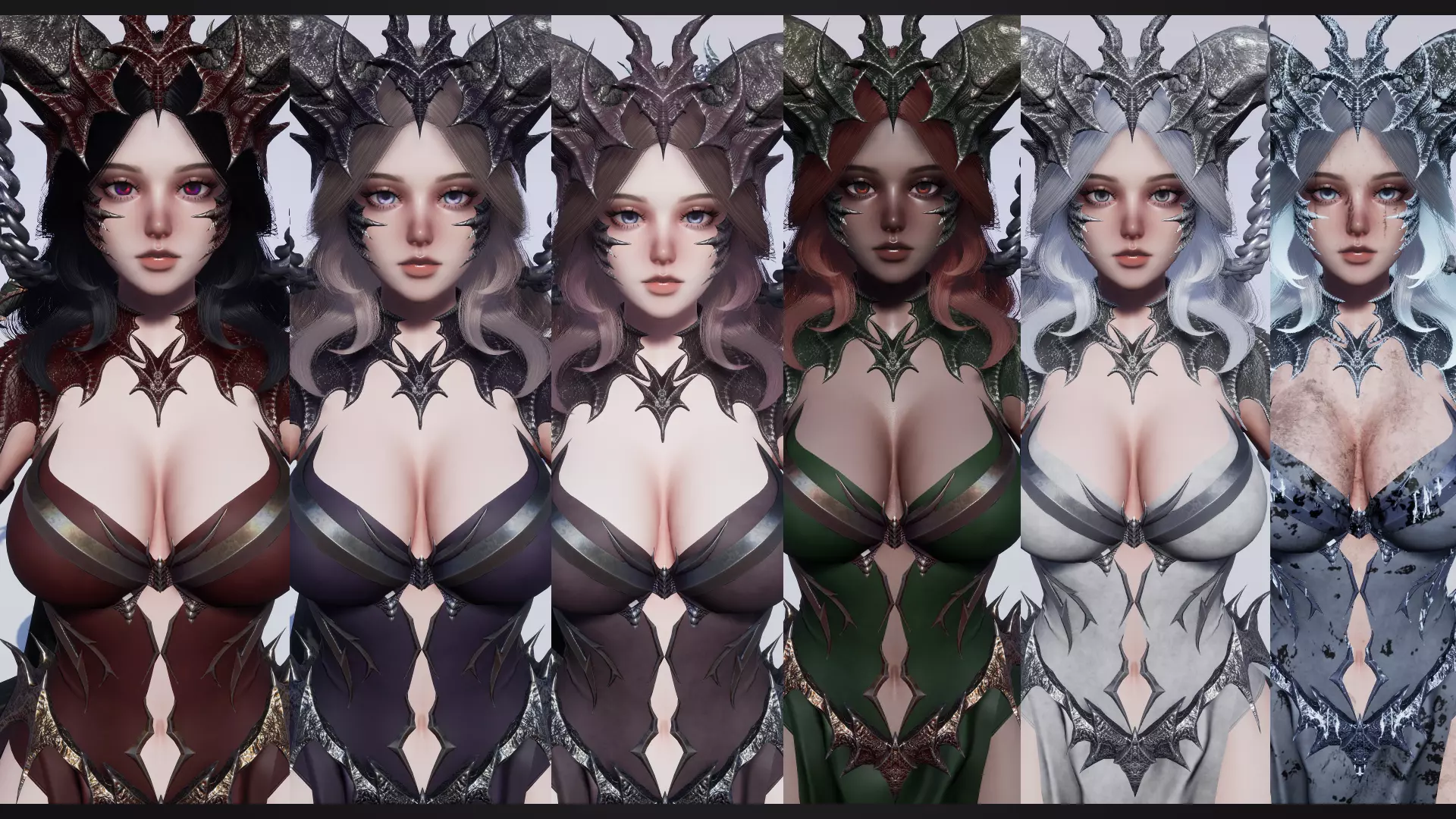 Dragon Girl Ashtalia Low-poly 3D model_19