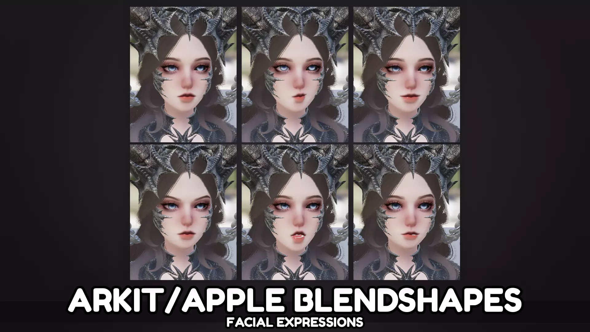 Dragon Girl Ashtalia Low-poly 3D model_13