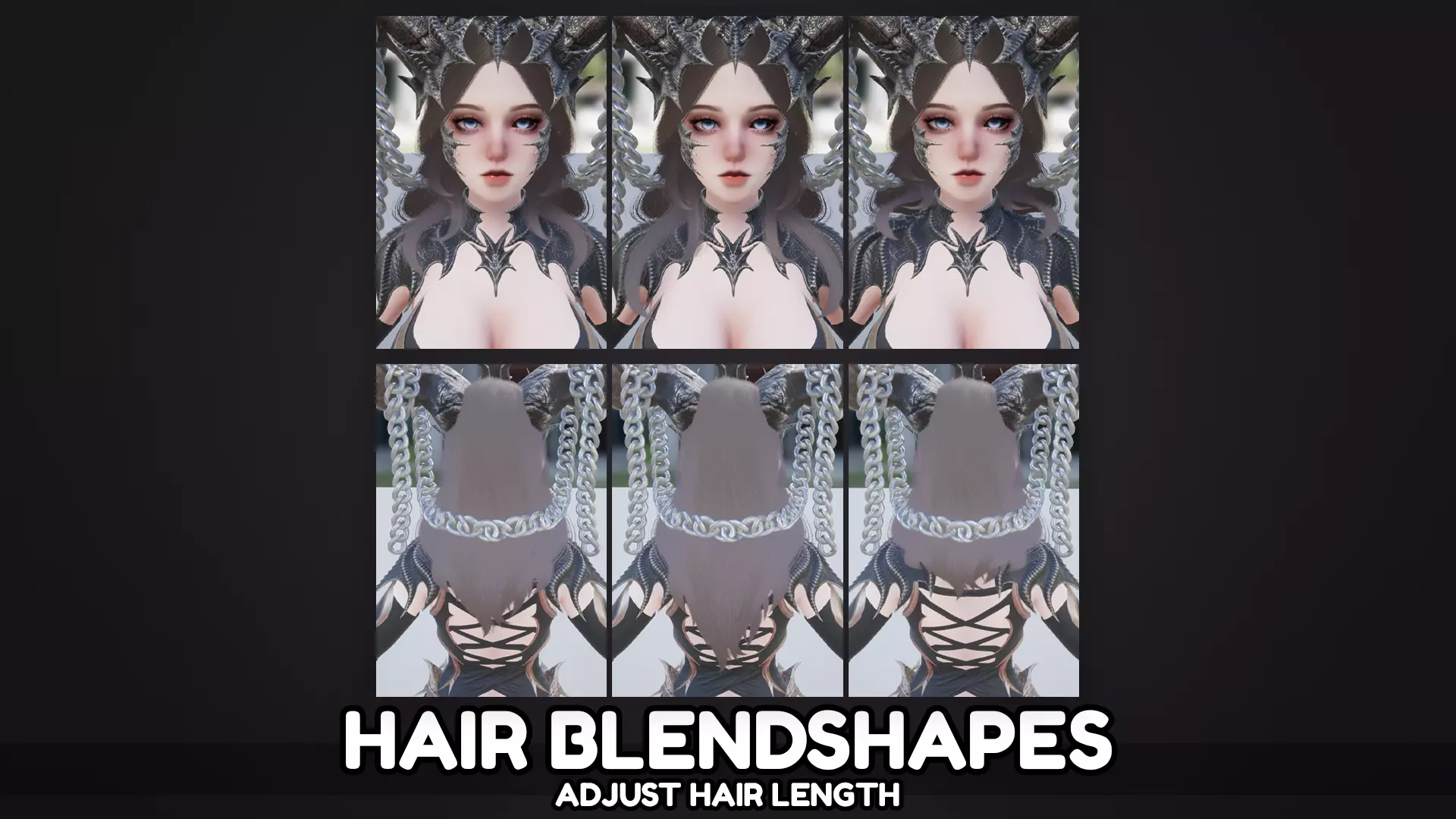 Dragon Girl Ashtalia Low-poly 3D model_14