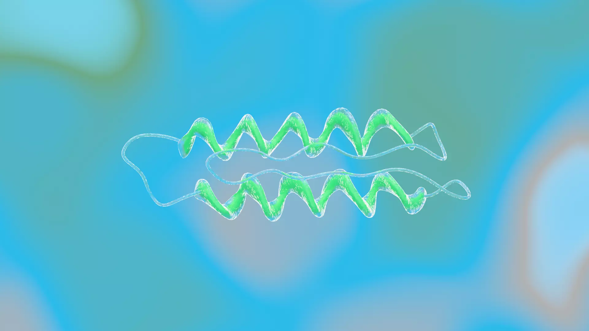 Animated microbes 11-15 Low-poly 3D model_2