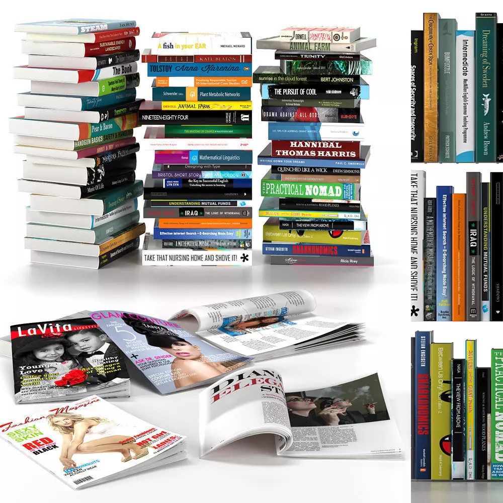 Books vol 3 3D model