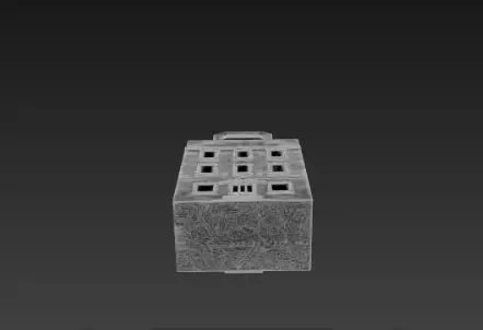 3D Shopping Bag Store Building Black Friday 3D print model_15