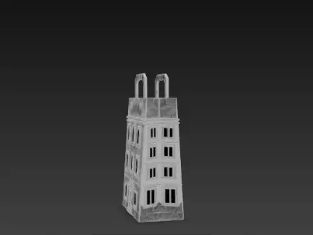 3D Shopping Bag Store Building Black Friday 3D print model_5