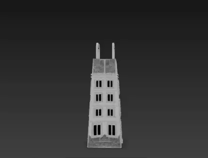 3D Shopping Bag Store Building Black Friday 3D print model_4