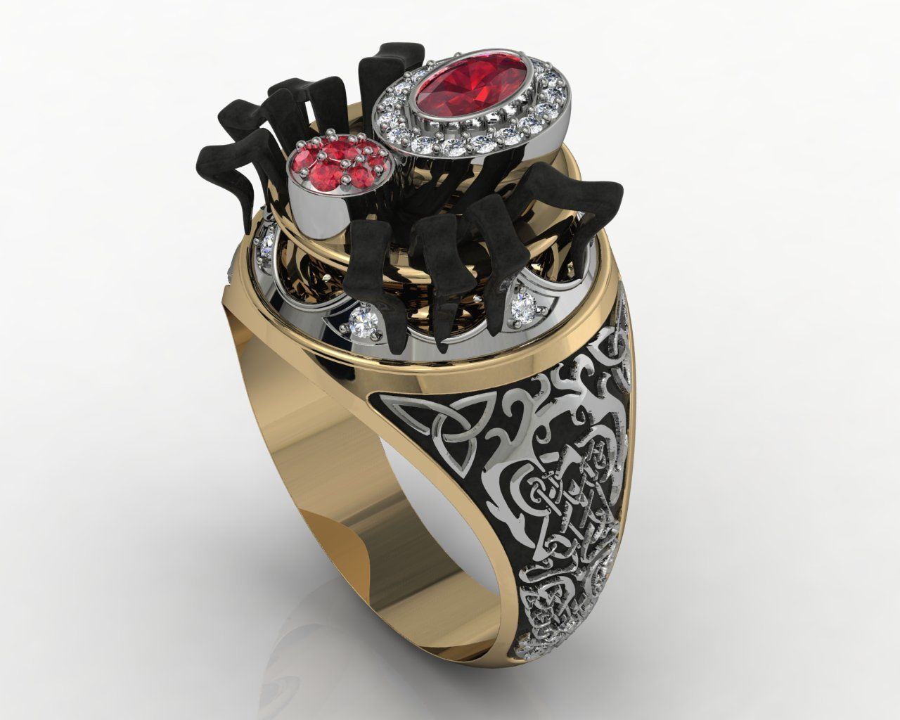 3dm ring spider 3D print model_1