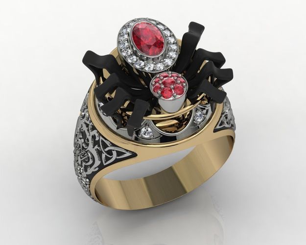 3dm ring spider 3D print model