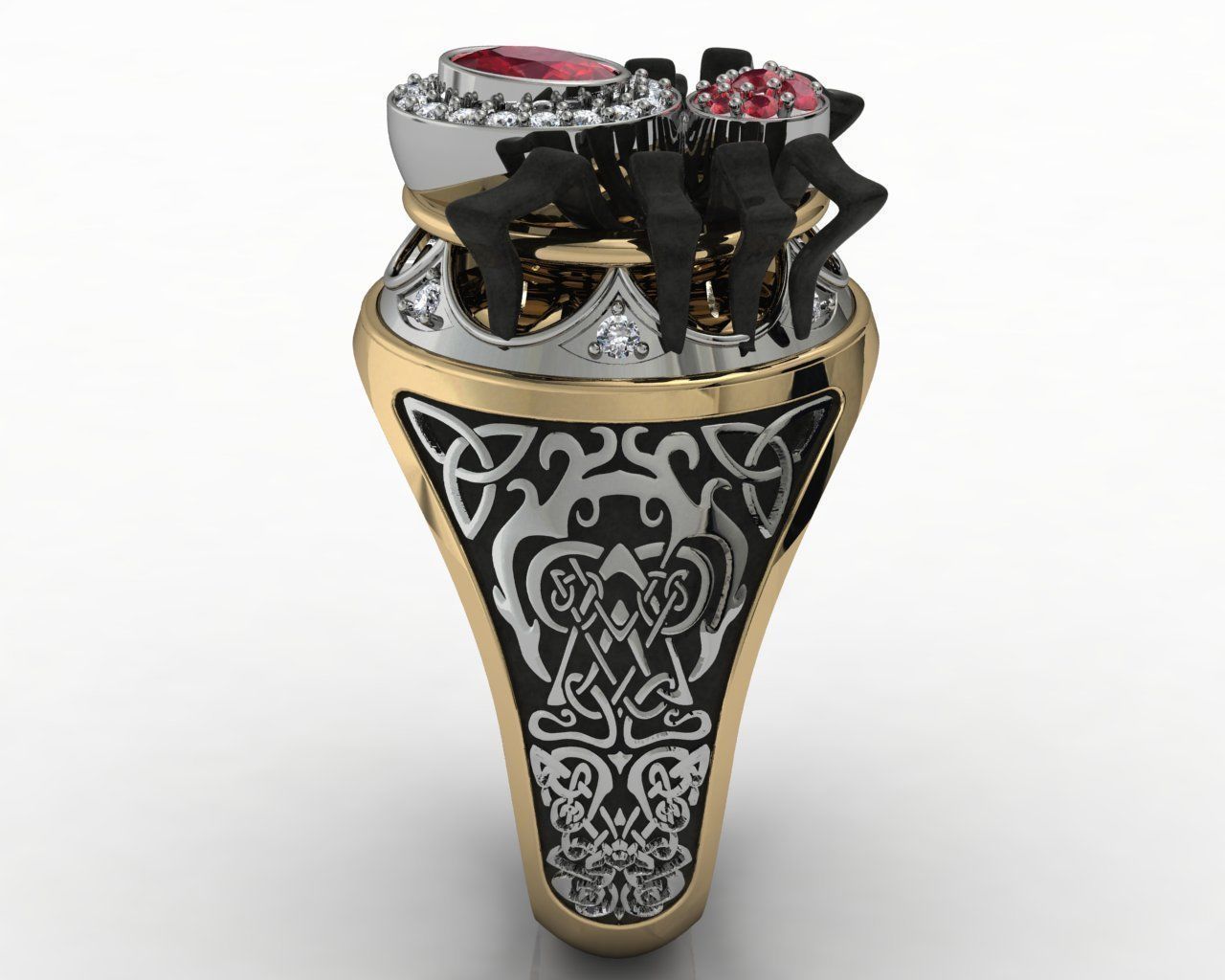 3dm ring spider 3D print model_2