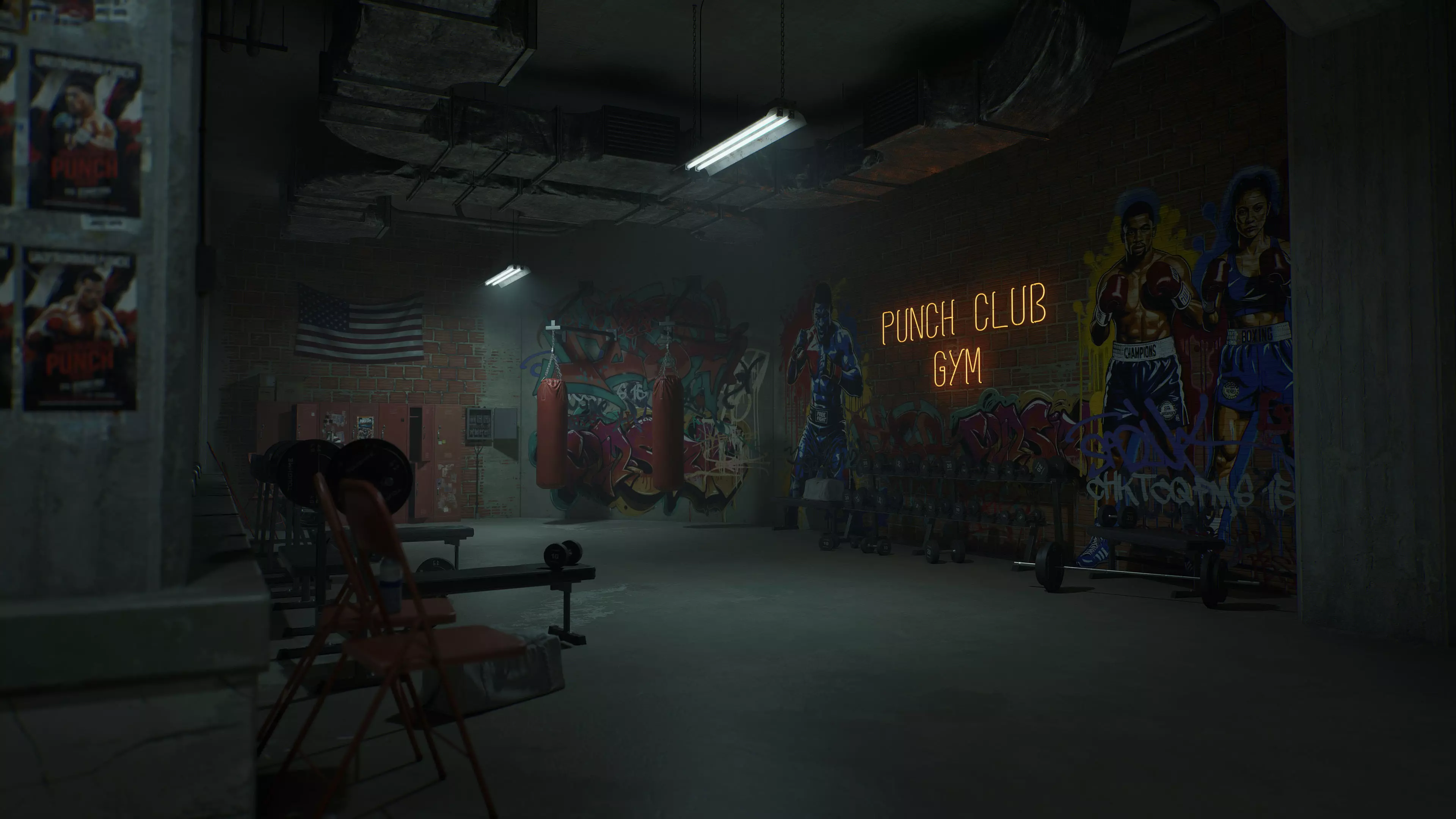 Punch Club Low-poly 3D model_7