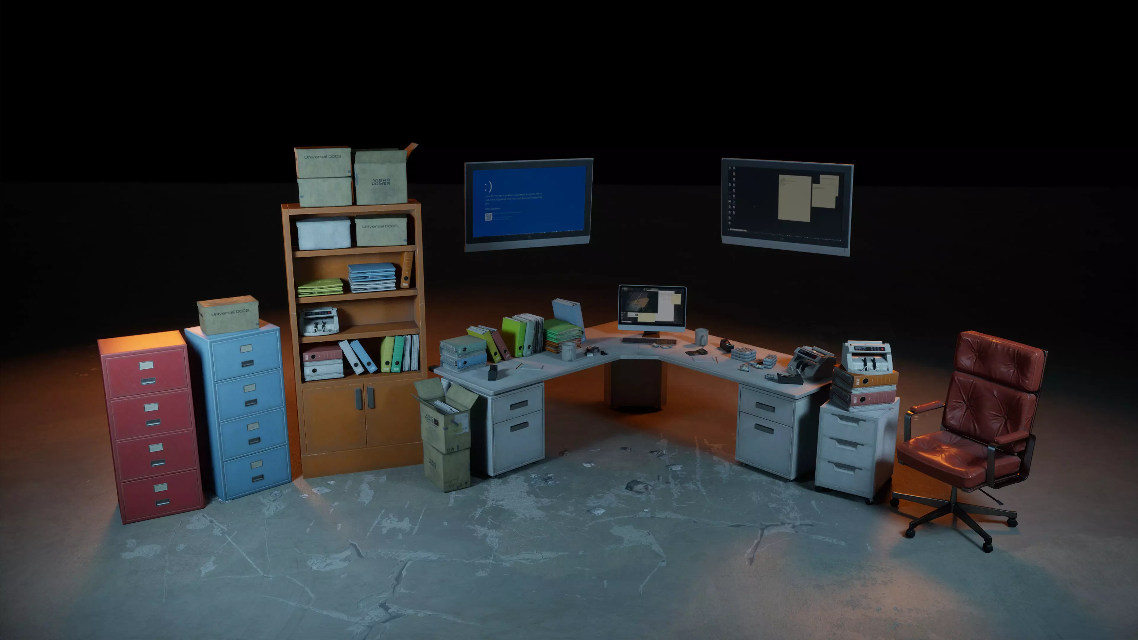 Punch Club Low-poly 3D model_25