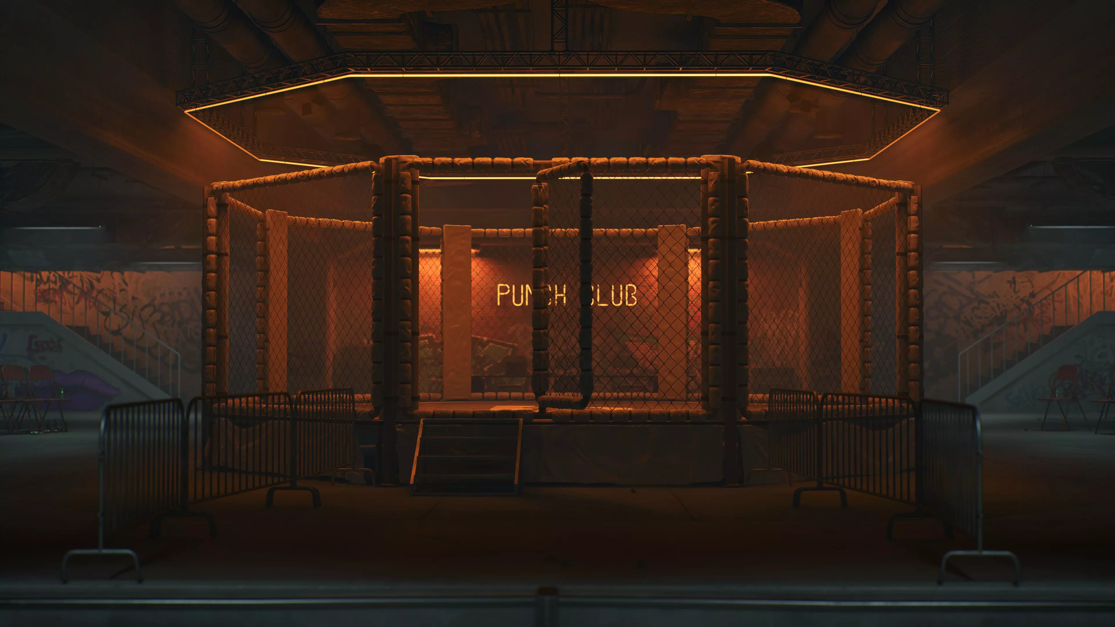 Punch Club Low-poly 3D model_1