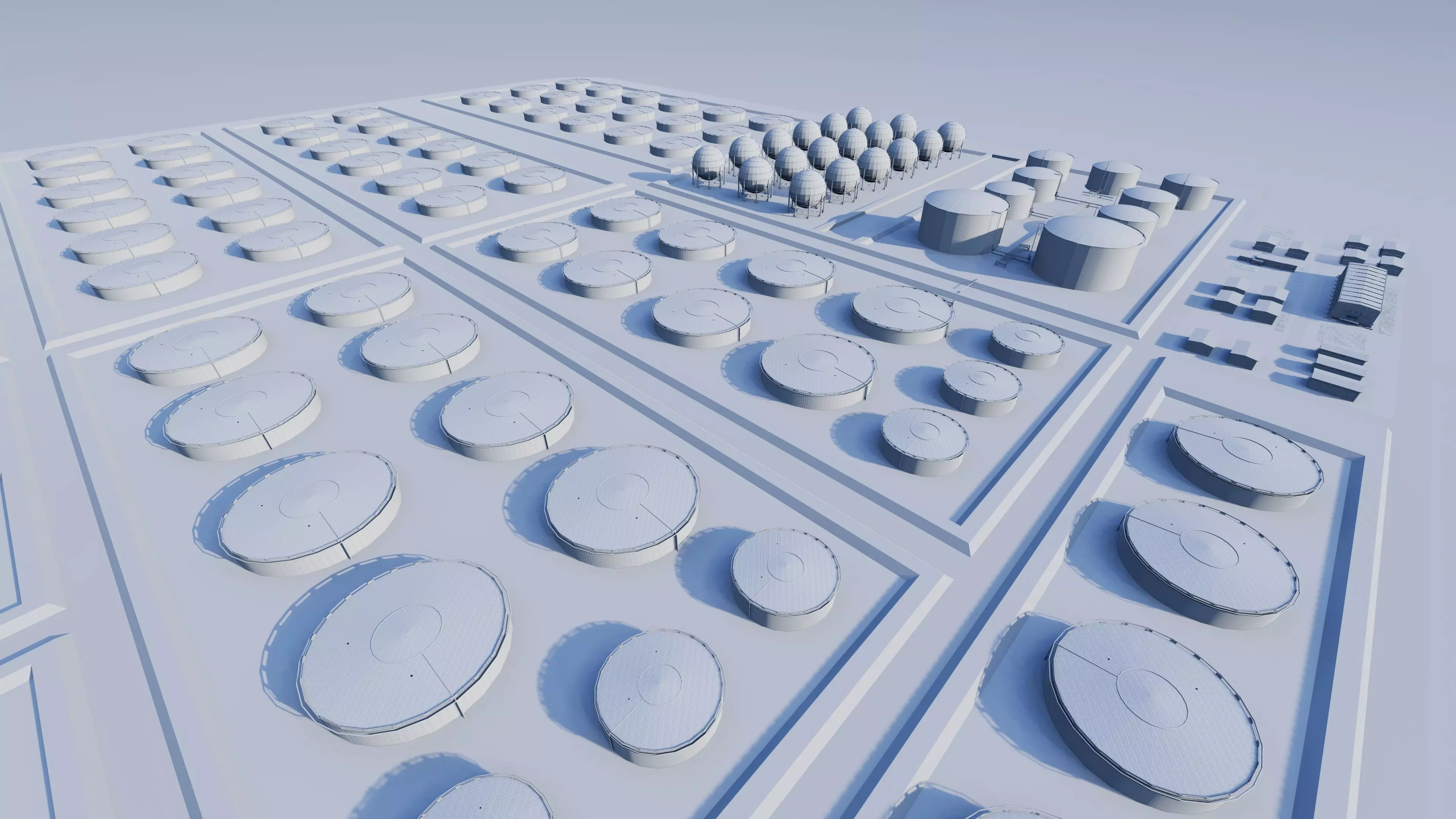 Petrochemical-Industrial Complex and Oil Gas Rig 3D model_23