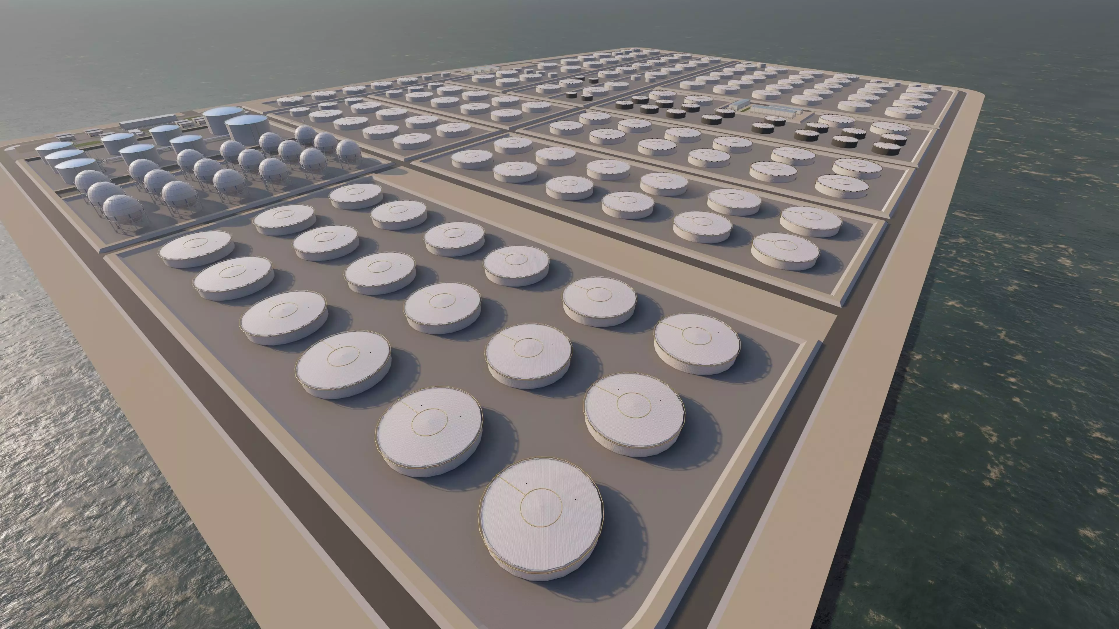 Petrochemical-Industrial Complex and Oil Gas Rig 3D model_6