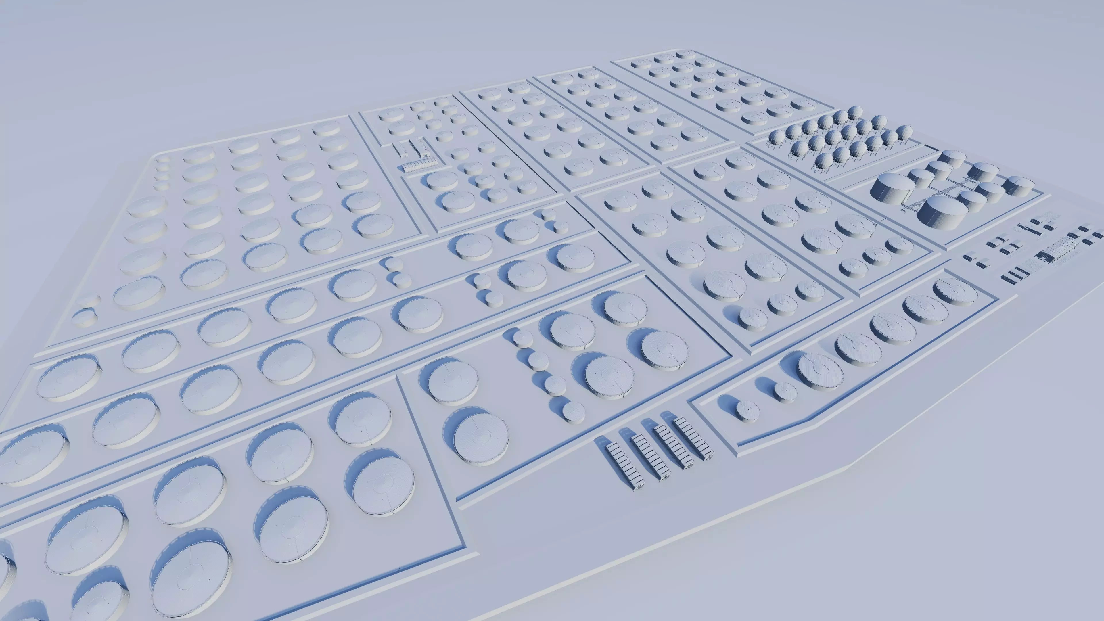 Petrochemical-Industrial Complex and Oil Gas Rig 3D model_15