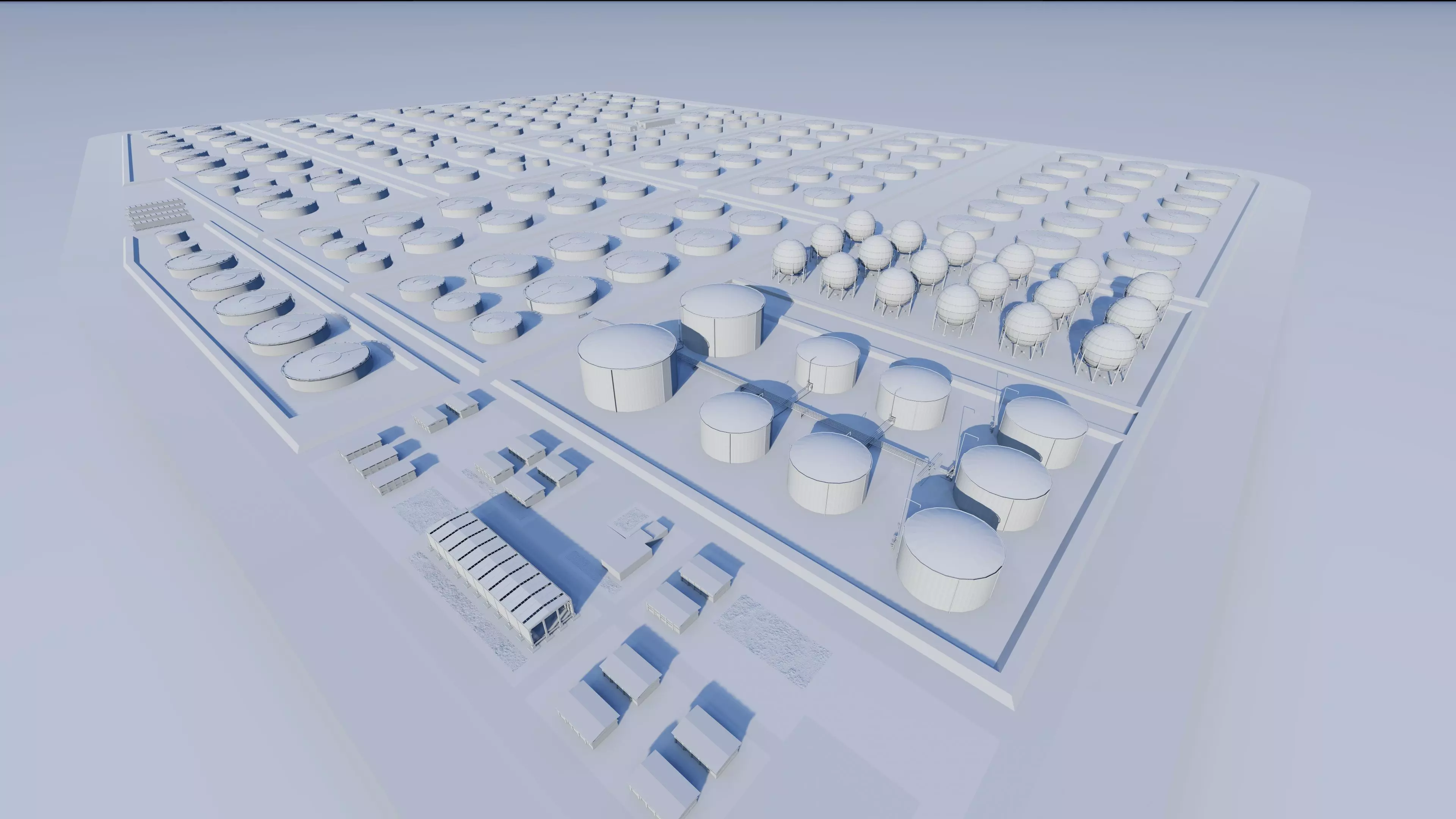 Petrochemical-Industrial Complex and Oil Gas Rig 3D model_24
