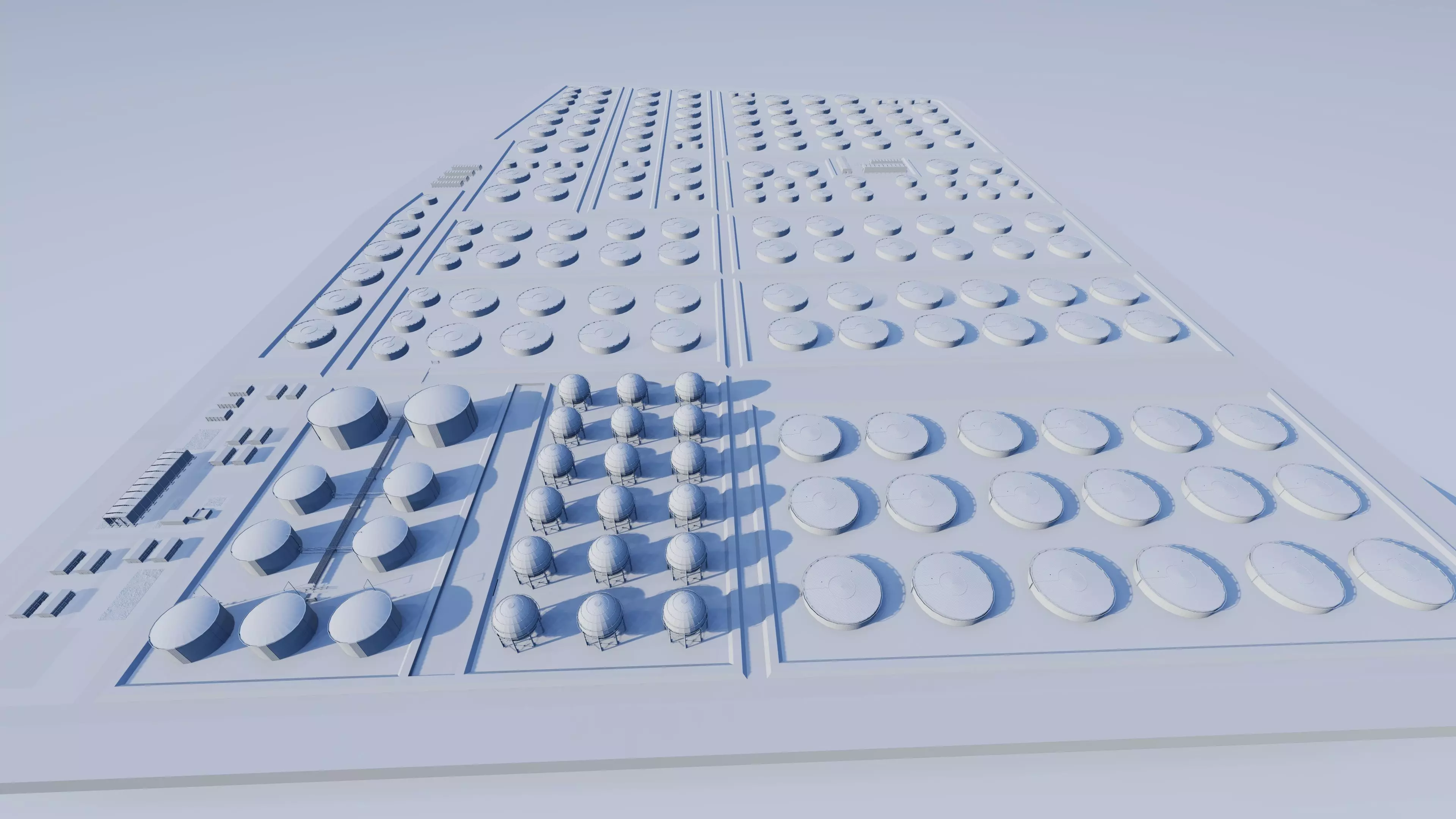 Petrochemical-Industrial Complex and Oil Gas Rig 3D model_17