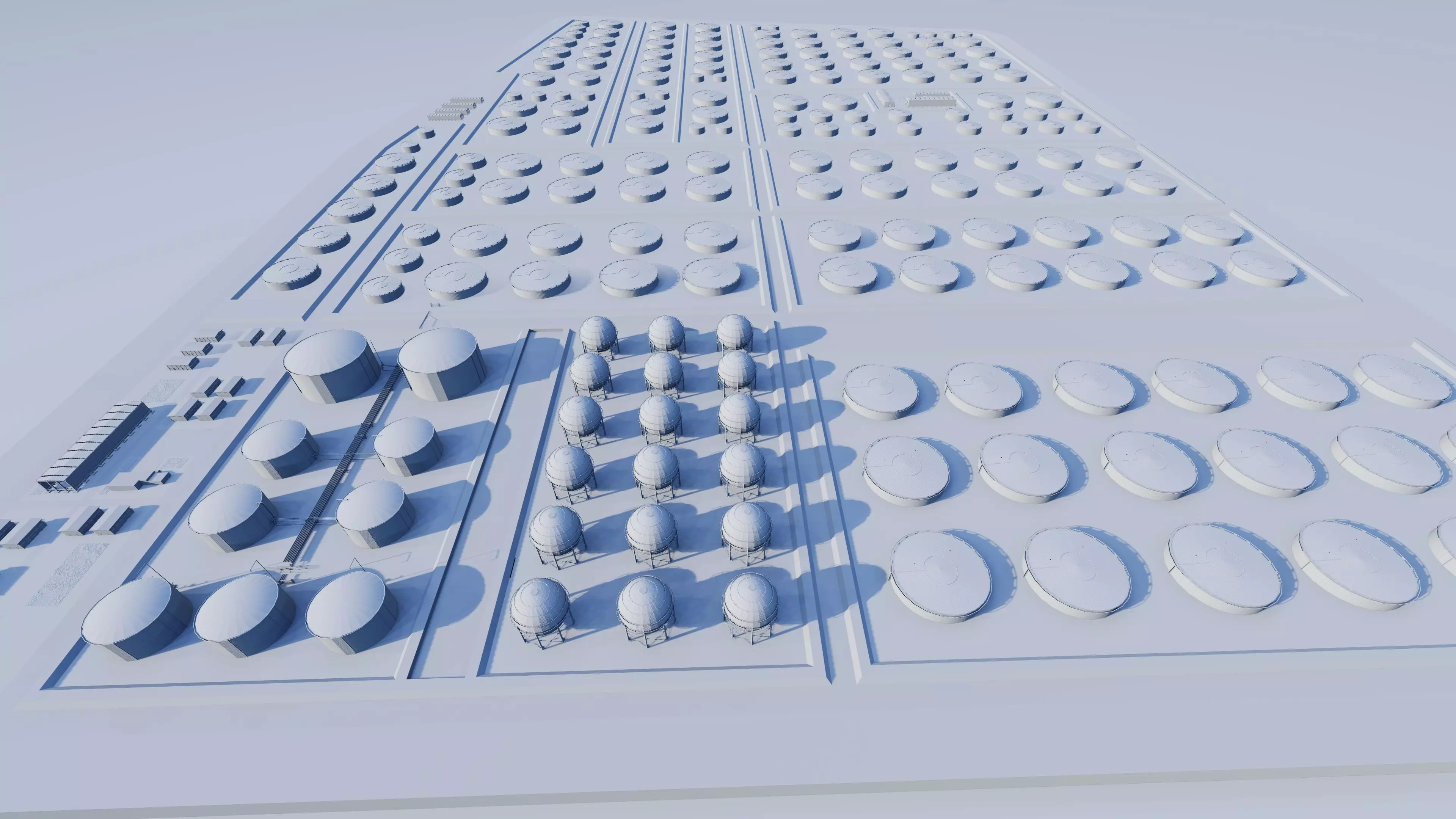 Petrochemical-Industrial Complex and Oil Gas Rig 3D model_19