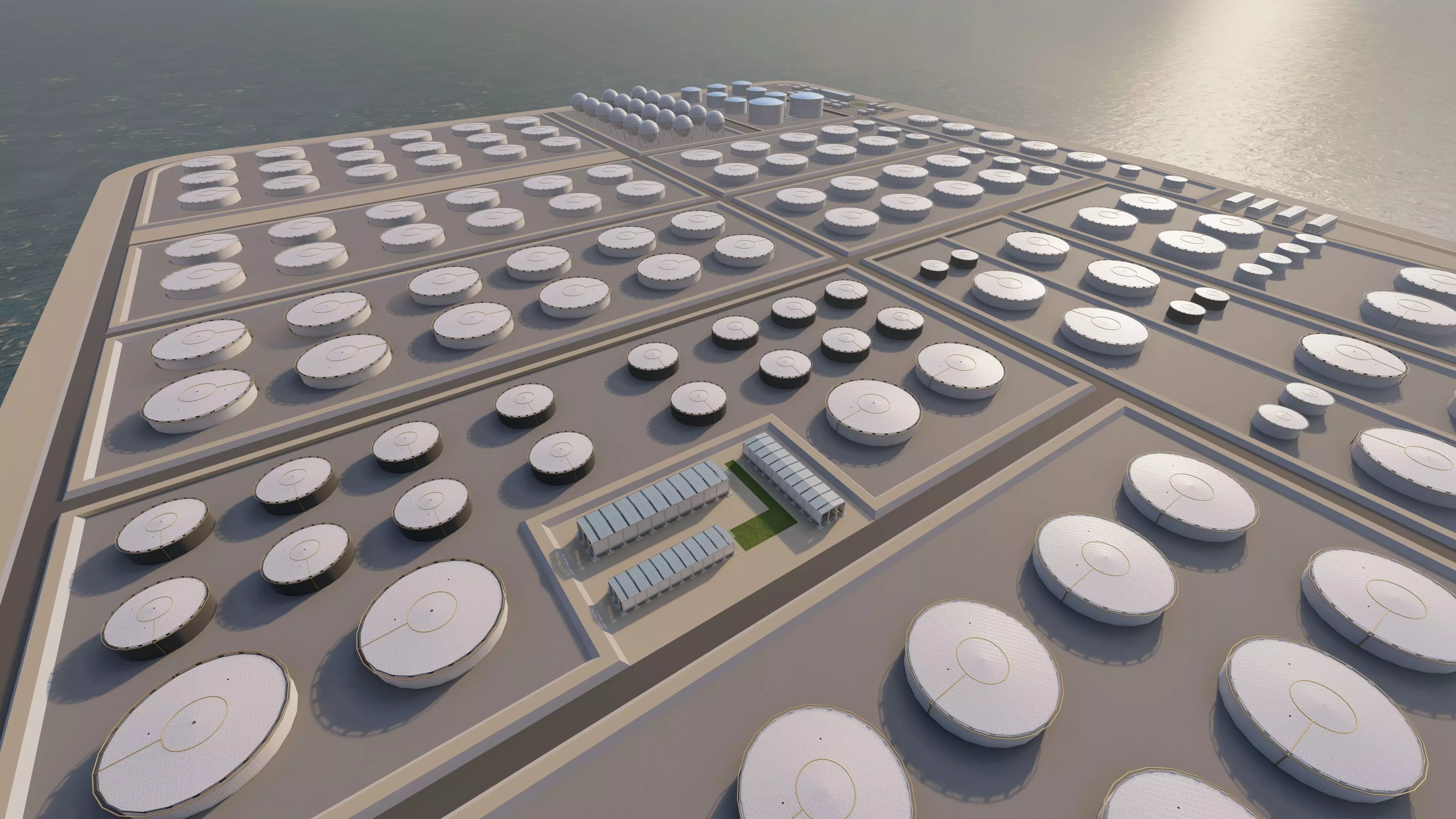 Petrochemical-Industrial Complex and Oil Gas Rig 3D model_9