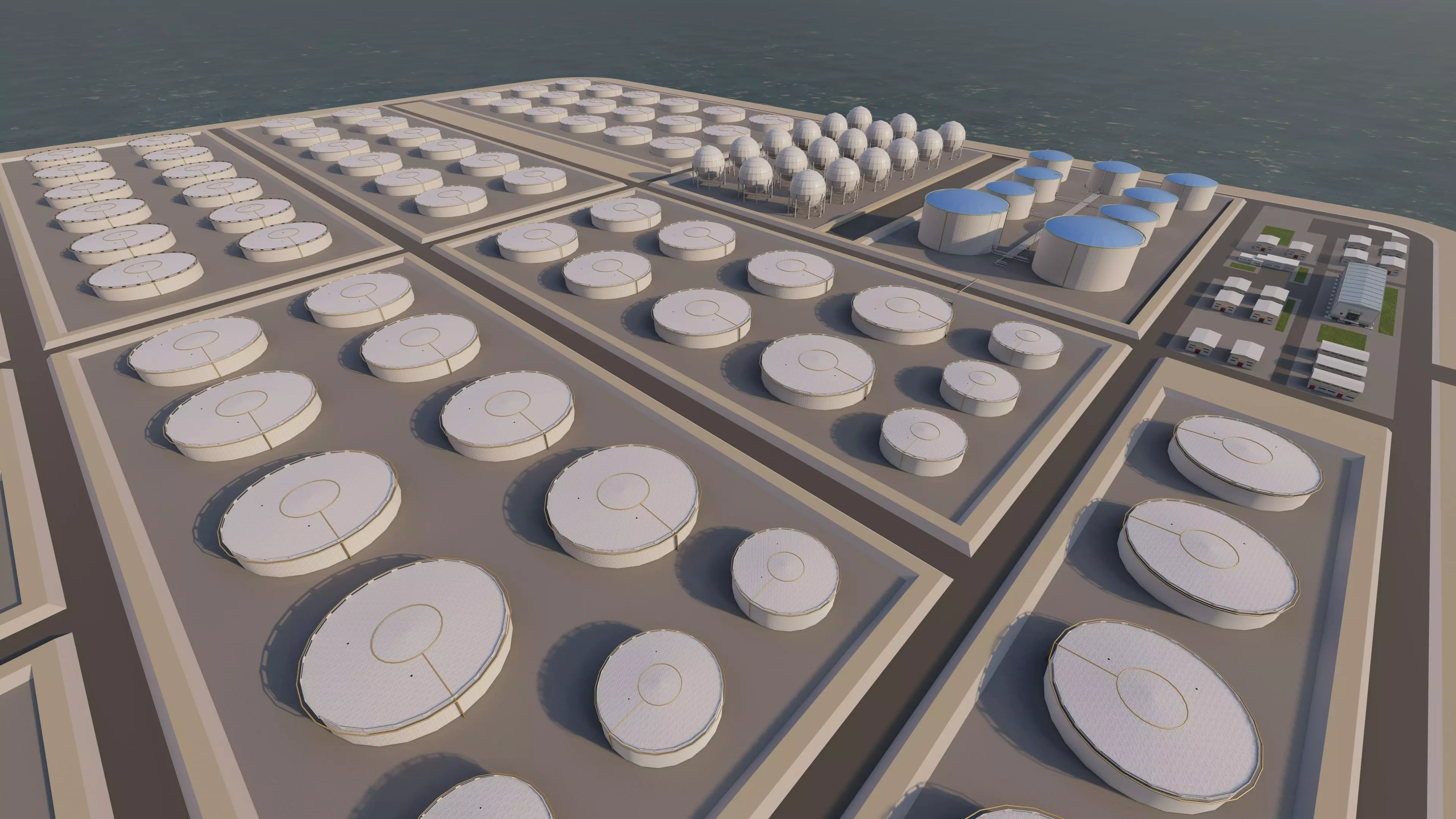 Petrochemical-Industrial Complex and Oil Gas Rig 3D model_10