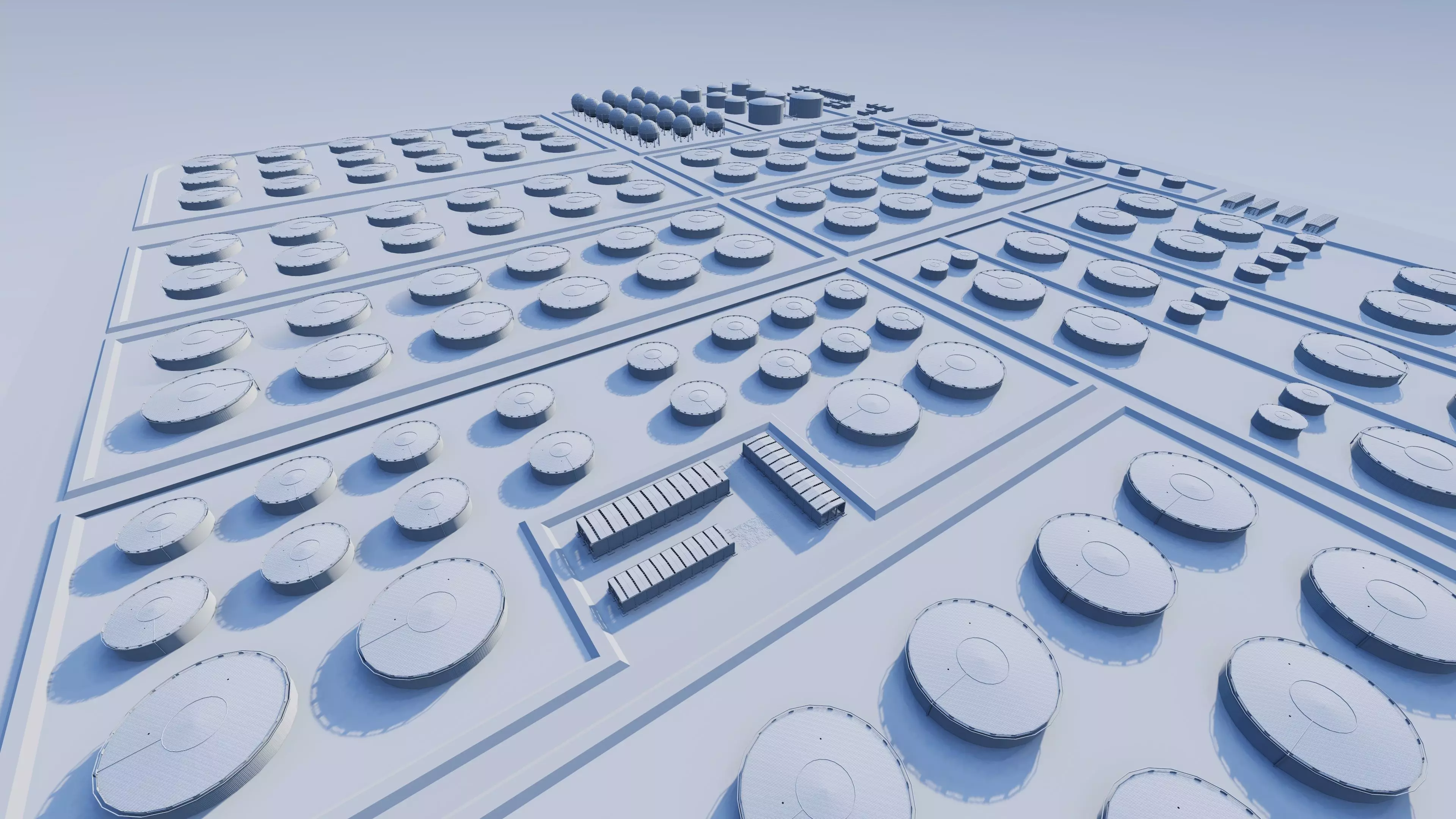 Petrochemical-Industrial Complex and Oil Gas Rig 3D model_14