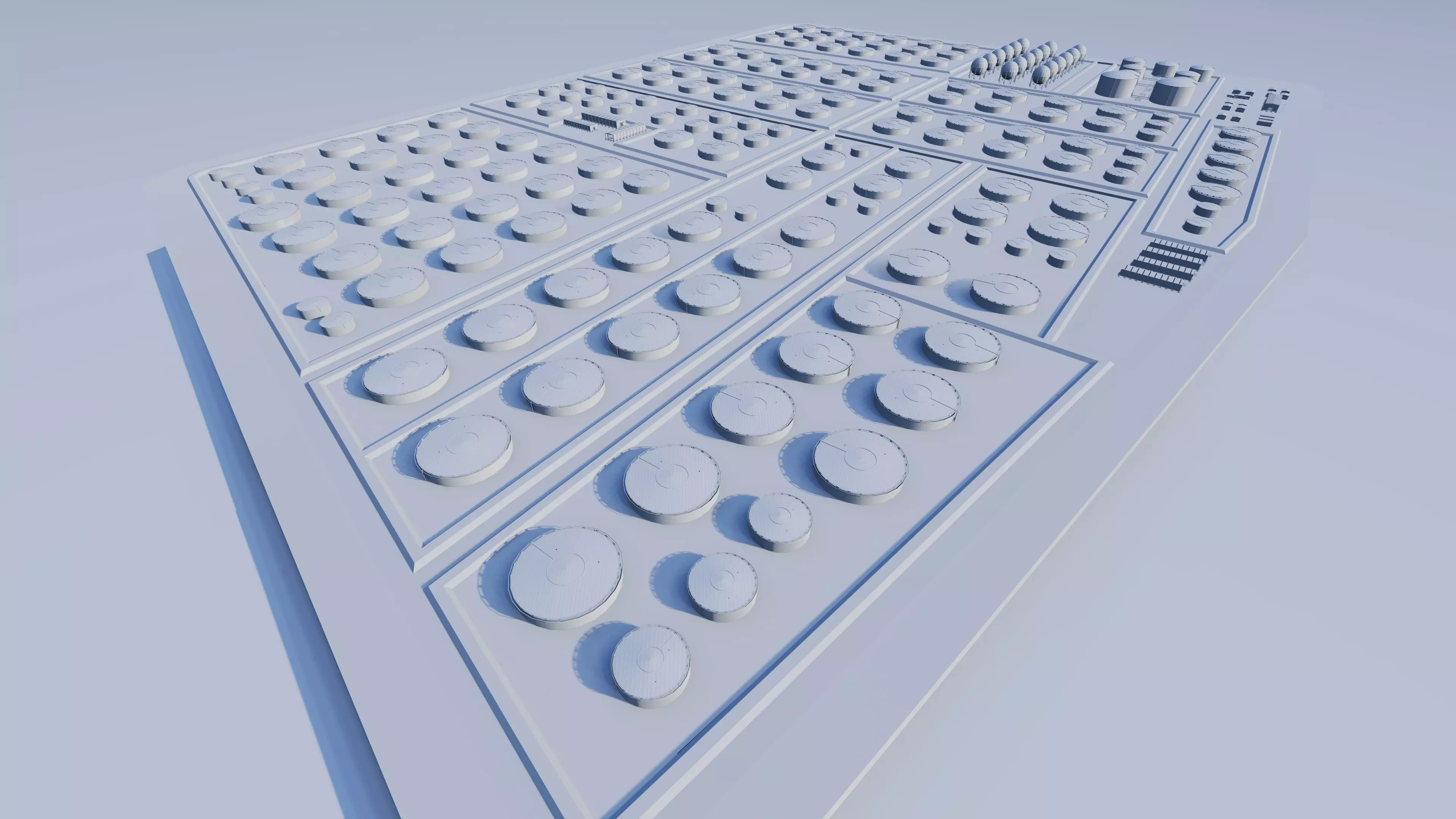 Petrochemical-Industrial Complex and Oil Gas Rig 3D model_13