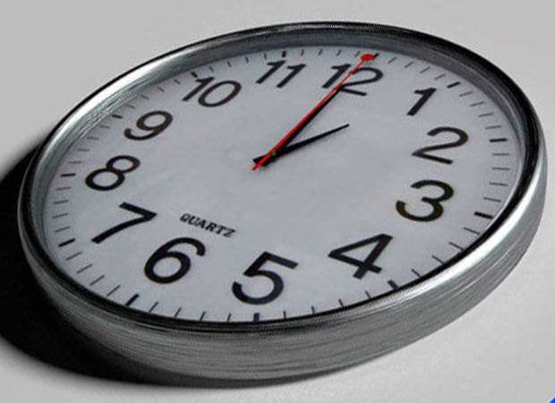 Quartz Wall Clock Blender 2-9 Ready Low-poly 3D model_17