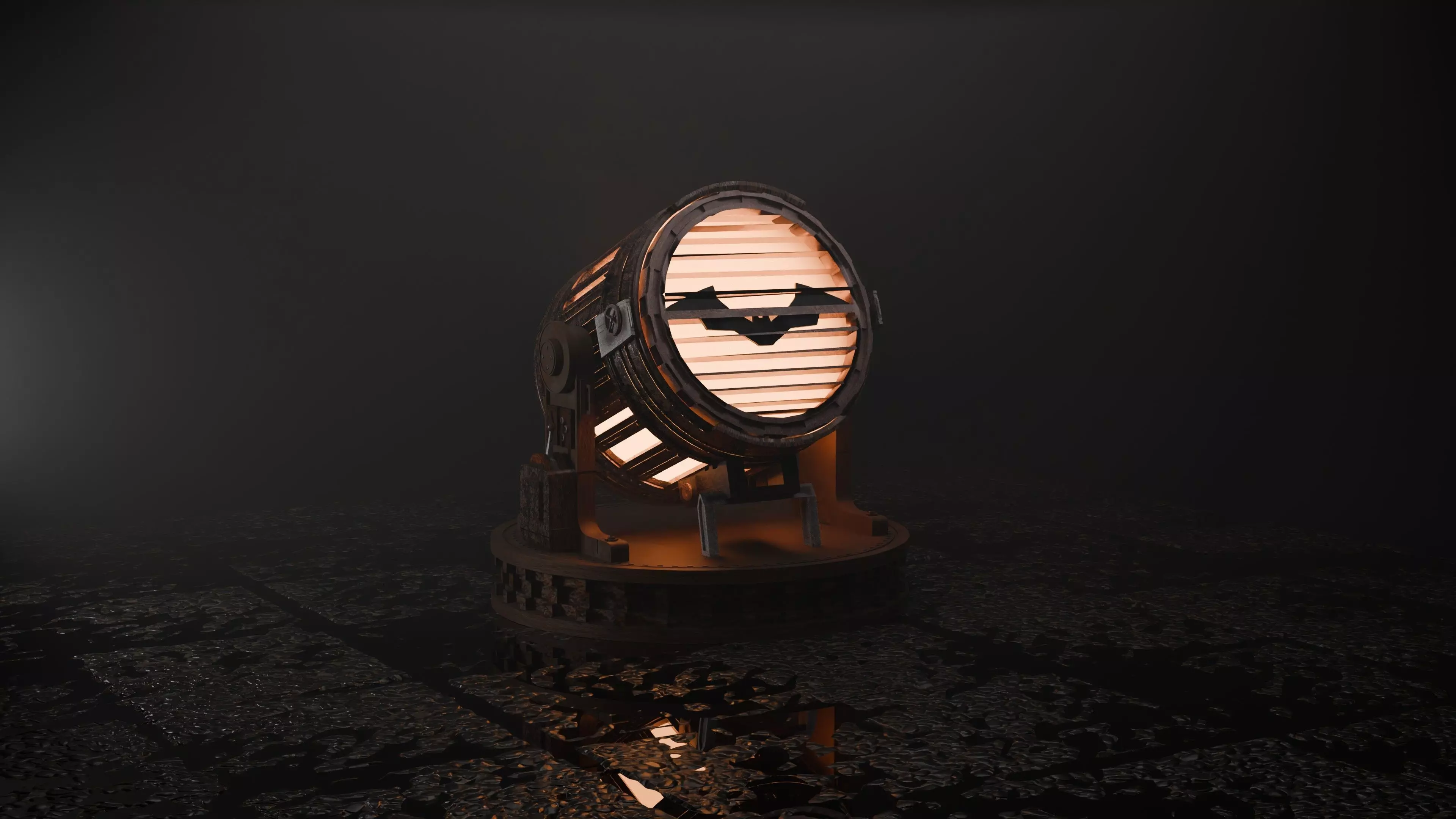 Bat Signal The Batman 2022  3D model_0