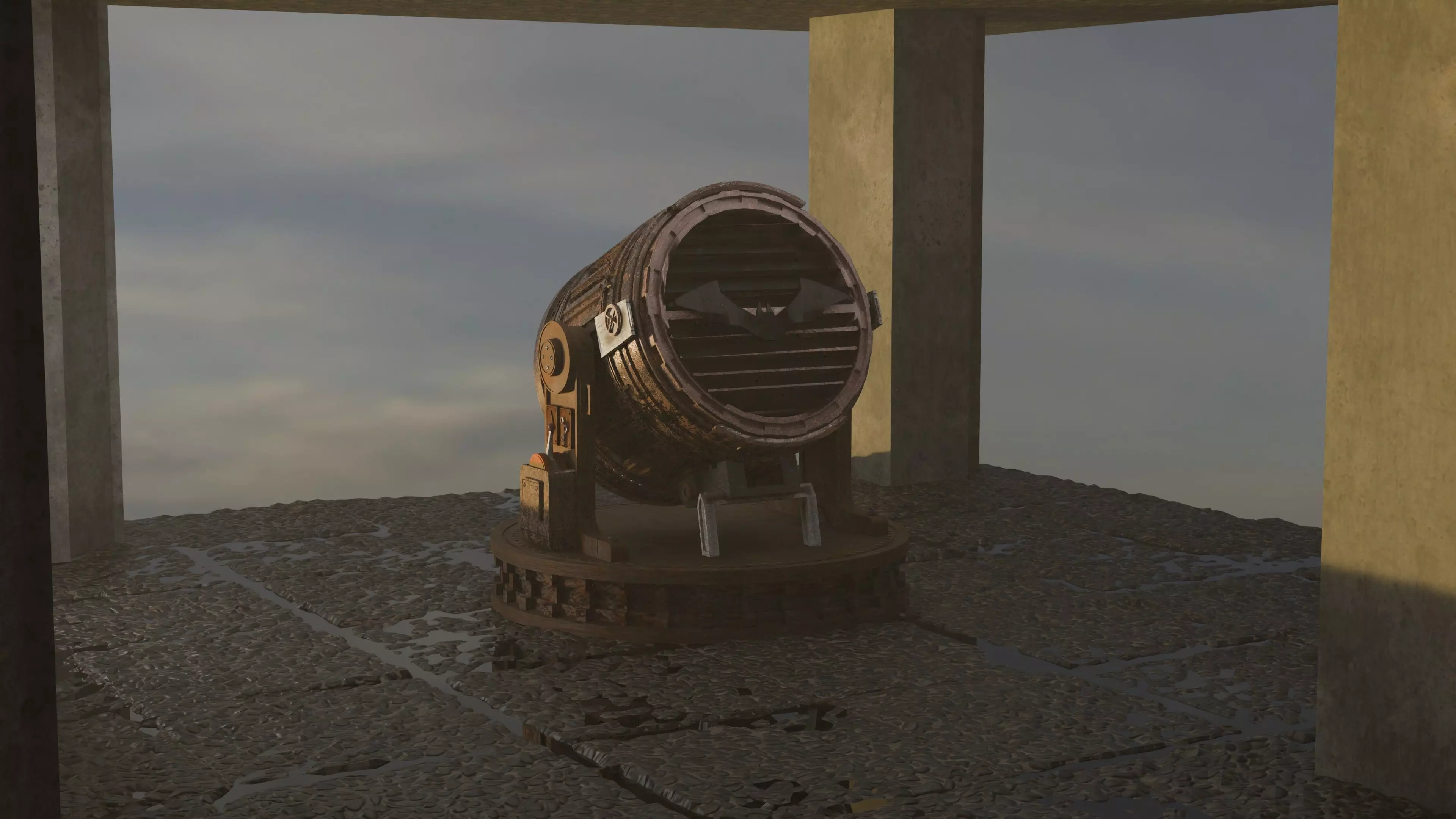 Bat Signal The Batman 2022  3D model_1