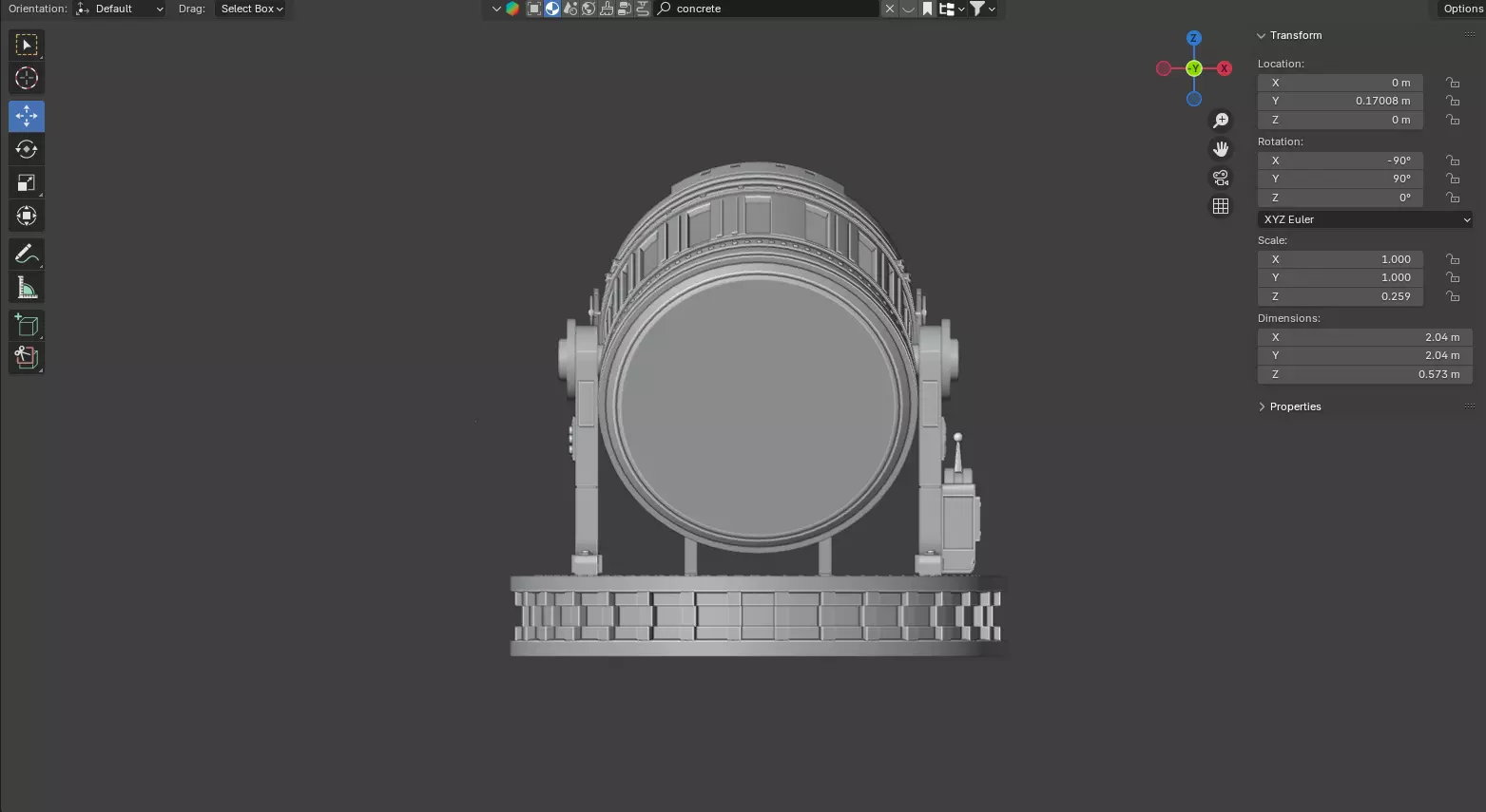 Bat Signal The Batman 2022  3D model_5
