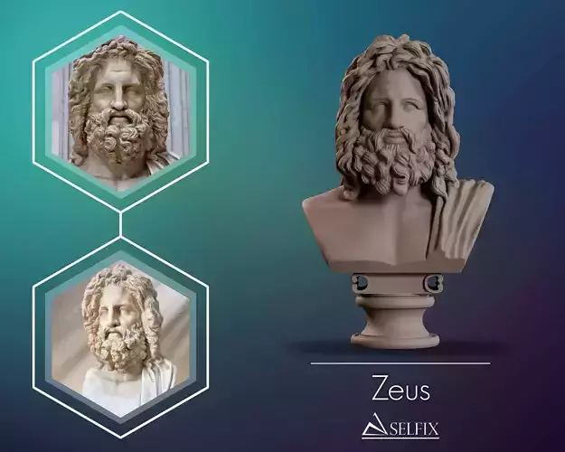 Zeus Bust Sculpture