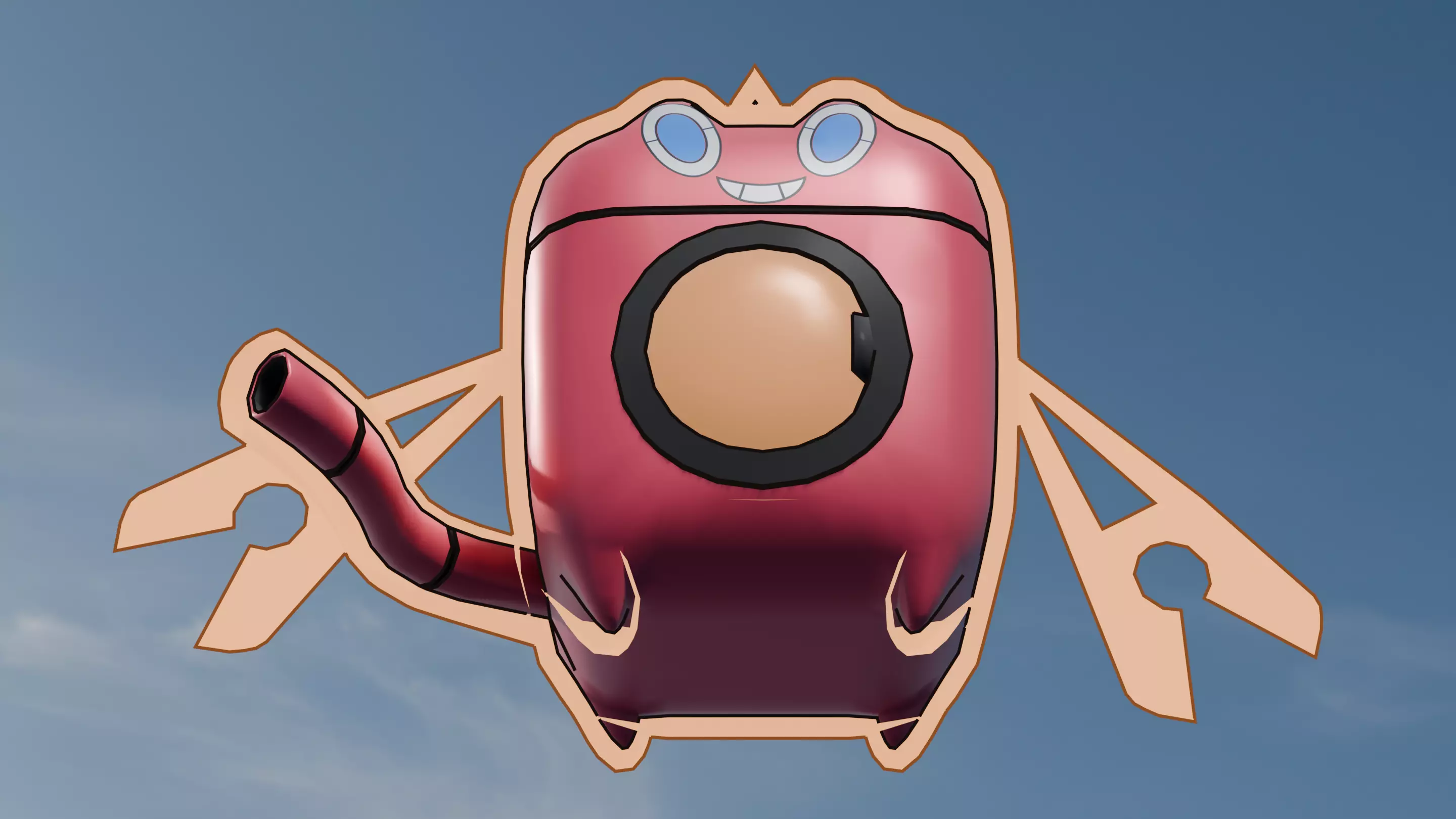 Pokemon Rotom Wash Form and Shiny Version Low-poly 3D model_14