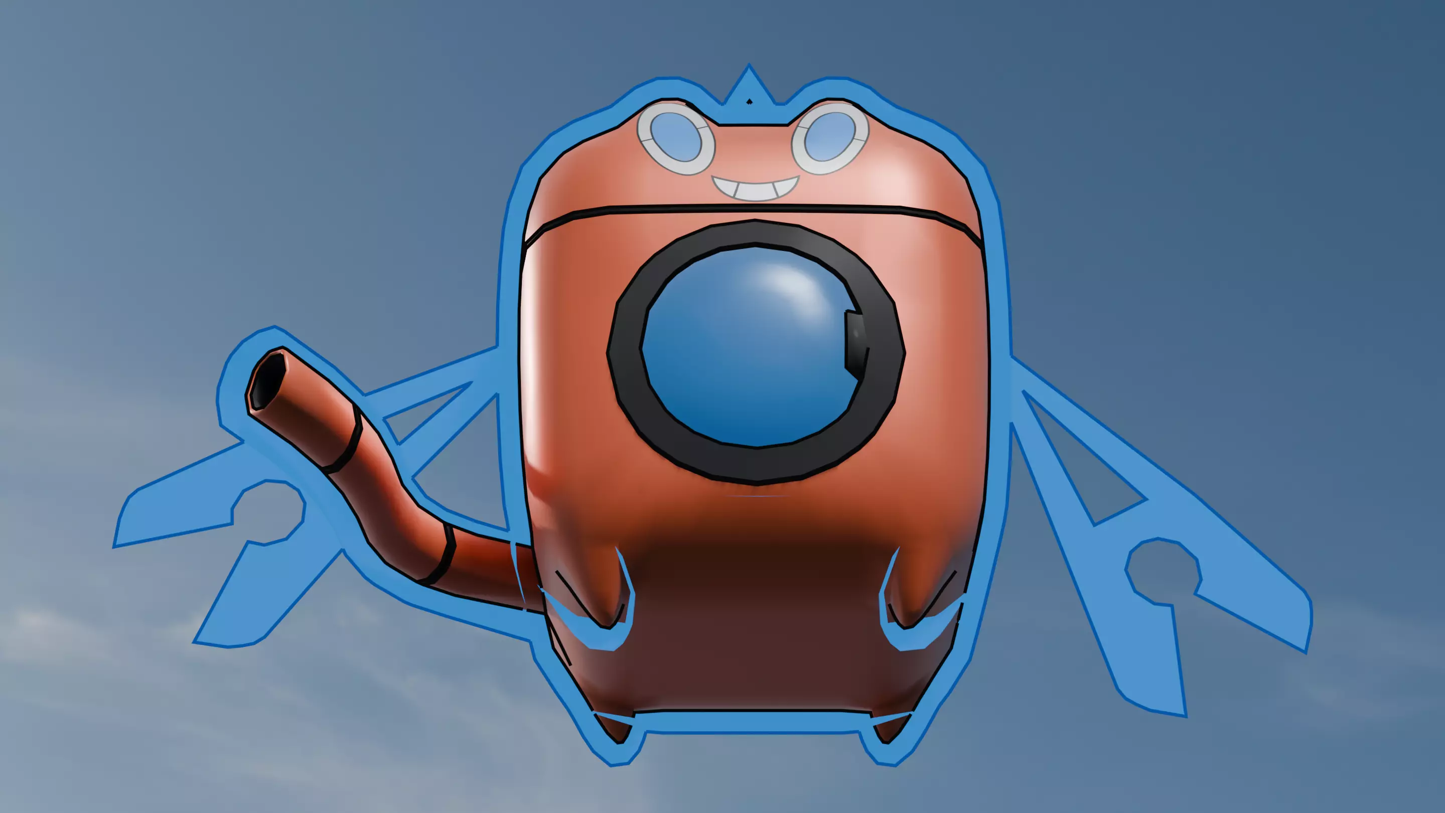 Pokemon Rotom Wash Form and Shiny Version Low-poly 3D model_13