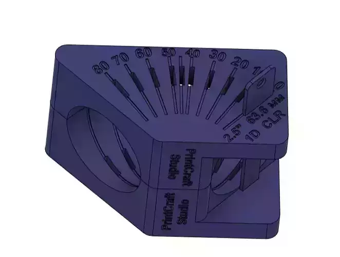 2-5 Inch Pipe Marking Multi Blocks- 3D Print Template- 1D CLR