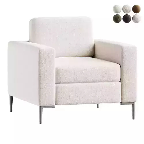 armchair white 2