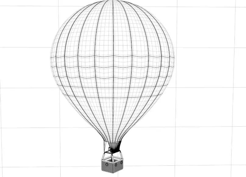 Air Balloon 3D model_8