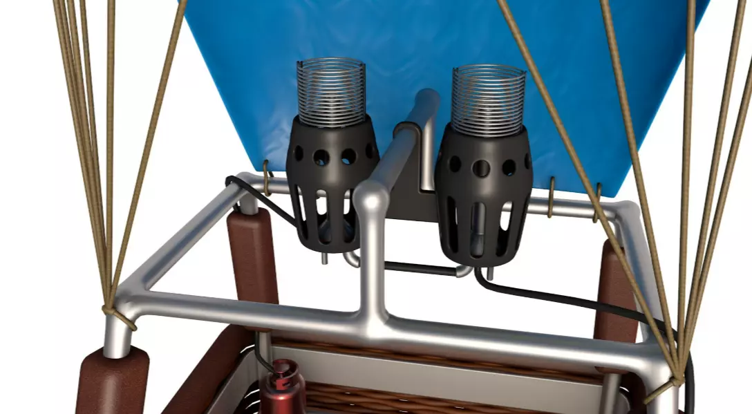 Air Balloon 3D model_2