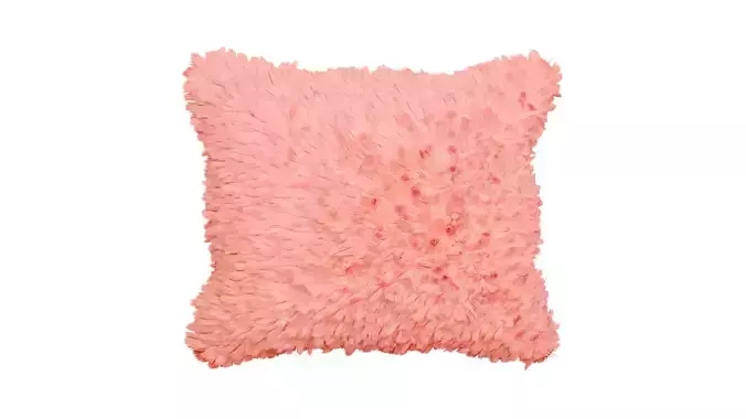 decorative pillow in Coral Pink