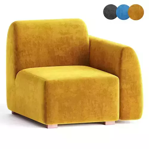 armchair 2 yellow