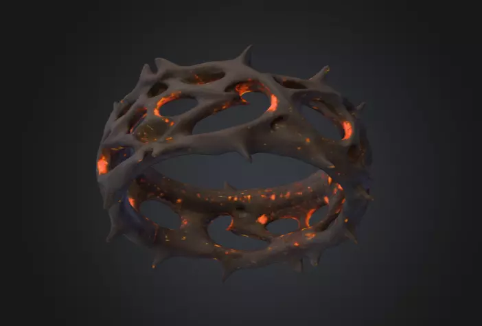 Thorned Circle 3D model_8