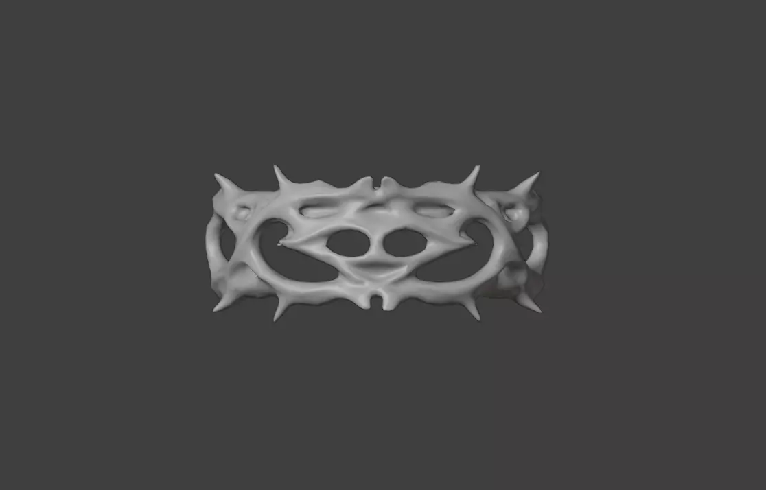 Thorned Circle 3D model_13