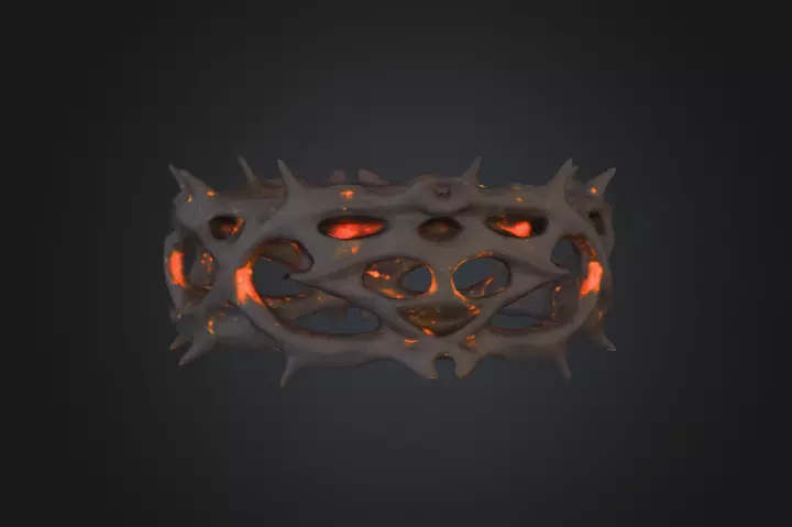 Thorned Circle 3D model_5