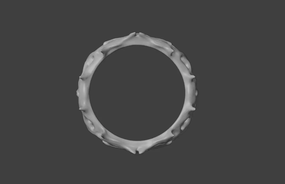 Thorned Circle 3D model_16