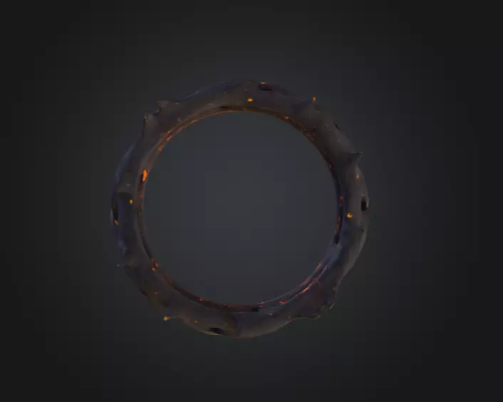 Thorned Circle 3D model_12