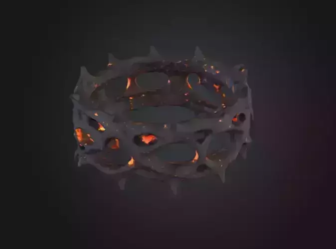 Thorned Circle 3D model Thorned Circle 3D model