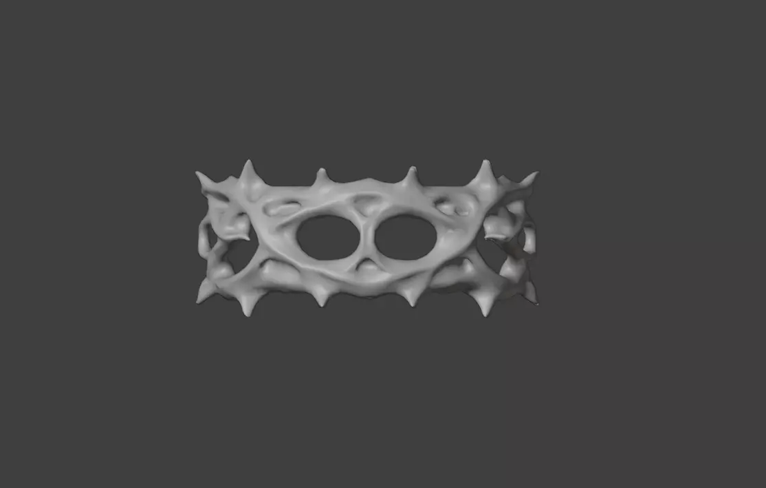 Thorned Circle 3D model_14